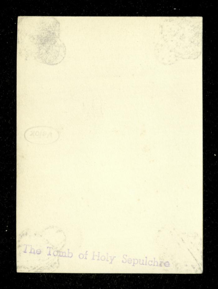 غرفة القبر في كنيسة القيامة في مدينة القدس، عشرينيات القرن العشرين