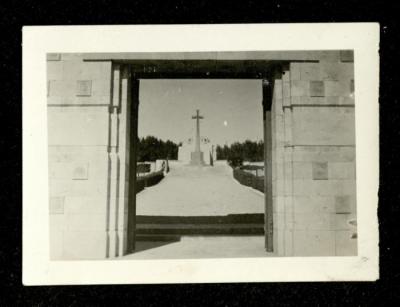 The Jerusalem British War Cemetery Gate, Jerusalem, the Late 1920s