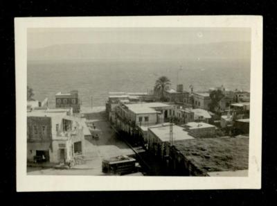 The City of Tiberias and Lake Tiberias, the 1920s