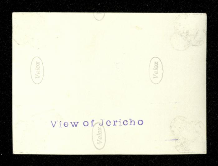 المنازل في مدينة أريحا، عشرينيات القرن العشرين