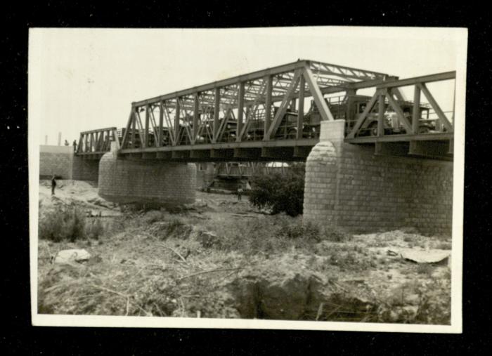 King Hussein Bridge, near Jericho, the 1920s and the 1930s 