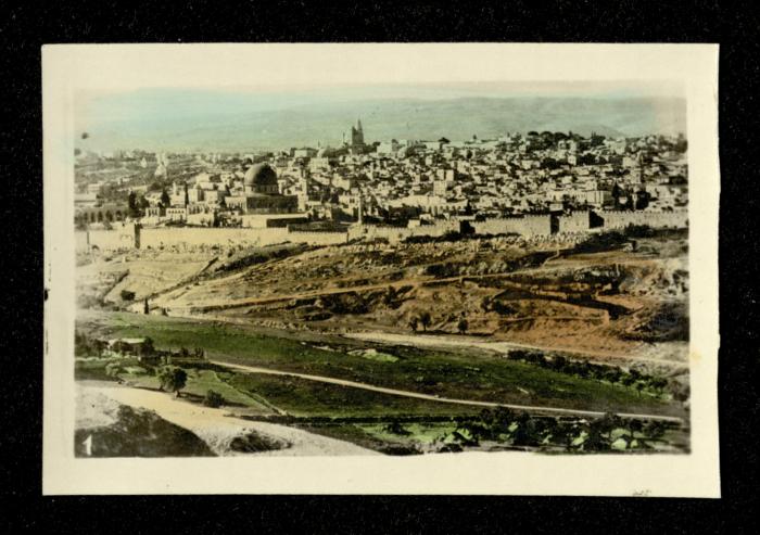 قبة الصخرة وسور القدس، عشرينيات القرن العشرين
