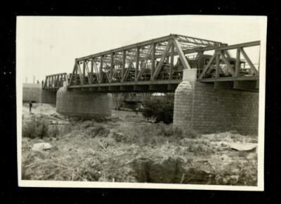 King Hussein Bridge, near Jericho, the 1920s and the 1930s 