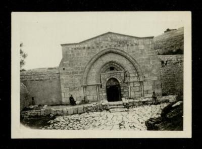 كنيسة قبر مريم العذراء في مدينة القدس، عشرينيات القرن العشرين