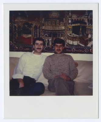 Nidal Bassam Shakaa and his Friend, 1980-1985