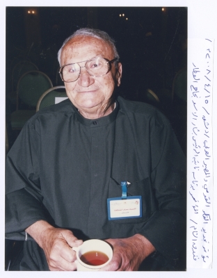 Bassam Shakaa during the Revival of Nationalistic Thought and Arab Destiny Conference , 2008