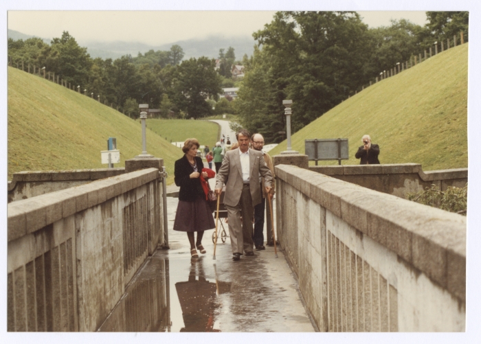 Bassam Shakaa with His Wife during a Visit To Scotland, 1981 