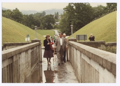 Bassam Shakaa with His Wife during a Visit To Scotland, 1981 