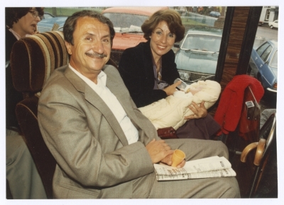 Bassam Shakaa and His Wife during a Tour of Dundee, 1981 