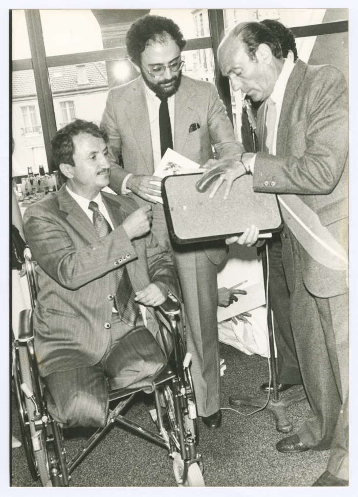 Bassam Shakaa's Visit to France, 1980 