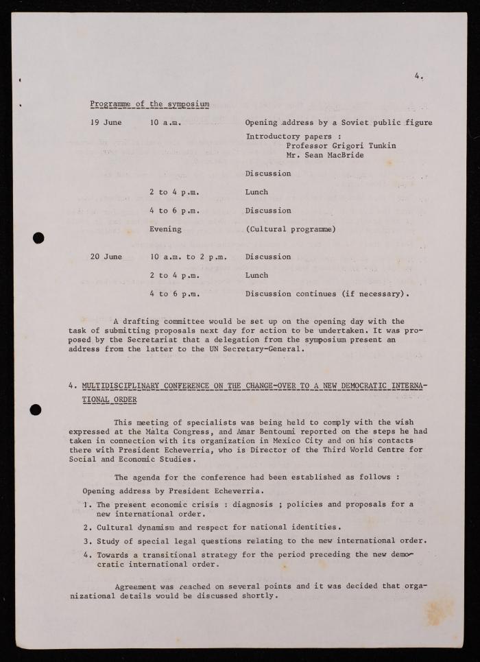 مؤتمر لرابطة الحقوقيين الديمقراطيين العالمية، بروكسل، 1981