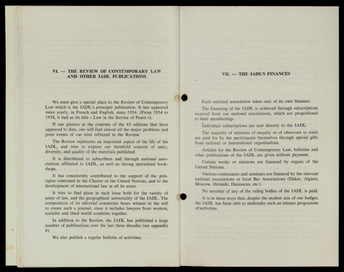 تقرير لرابطة الحقوقيين الديمقراطيين، بروكسل، 1981
