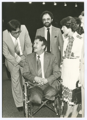 جانب من زيارة بسام الشكعة لفرنسا، 1980