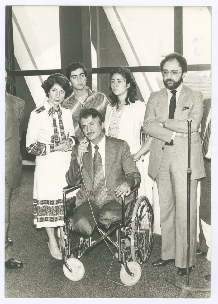 جانب من زيارة بسام الشكعة لفرنسا، 1980