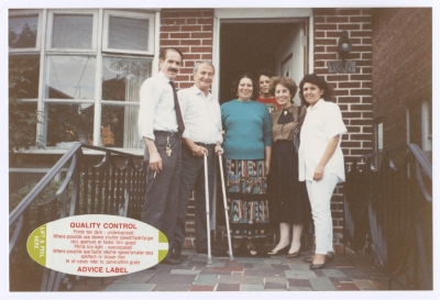 بسام الشكعة وزوجته في نيويورك، 1991