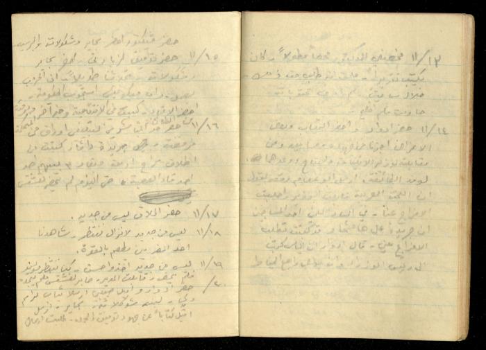 دفتر ملاحظات لحنا نقارة، 1948