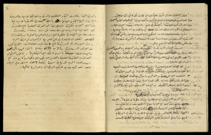 A Notebook, the Hanna Nakkara Collection, the 1970s