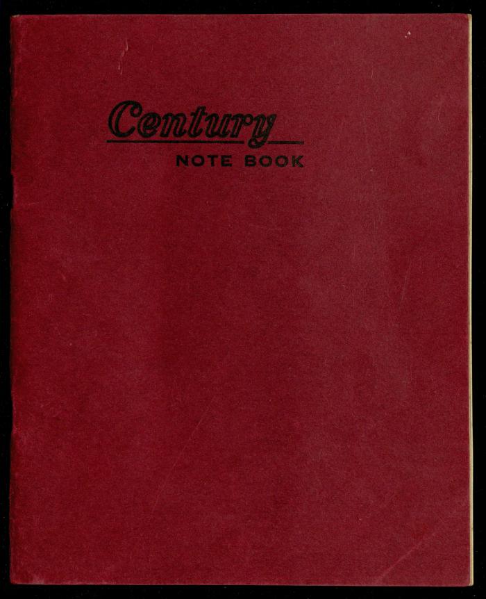 A Notebook, the Hanna Nakkara Collection, the 1970s