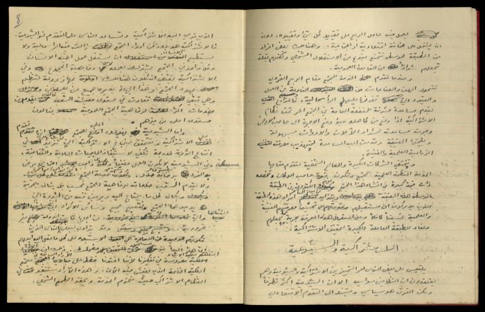 A Notebook, the Hanna Nakkara Collection, the 1970s