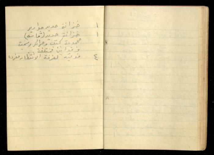 دفتر ملاحظات لحنا نقارة، 1948