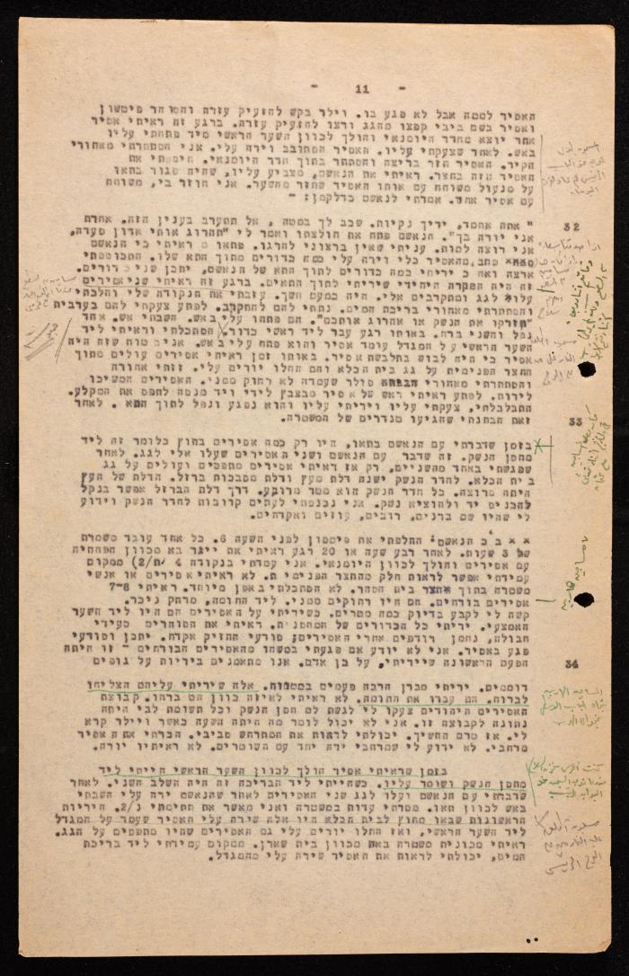 Minutes of a Central Court Session, Haifa, 16 May 1960