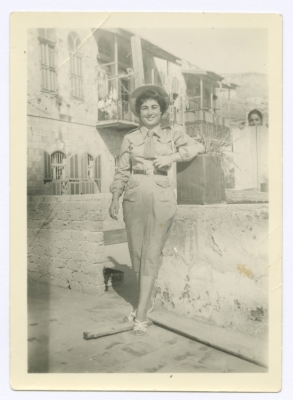 Enaya al-Fassed in Scout Uniform
