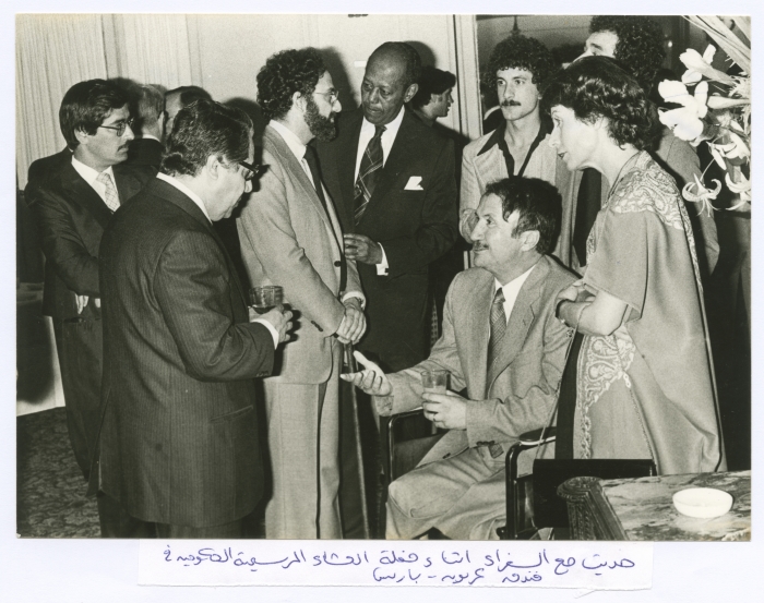 Bassam Shakaa in Paris, 1980