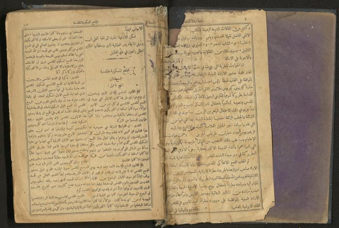 Issues of al-Manar Weekly newspaper, 1900-1901