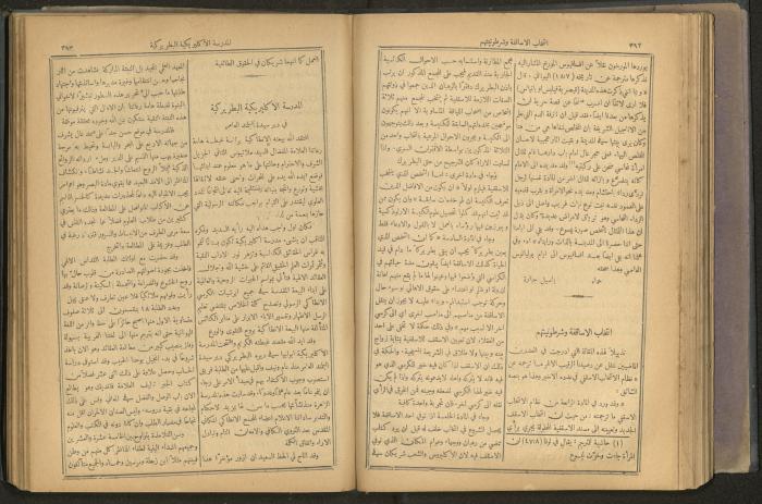 Issues of al-Manar Weekly newspaper, 1900-1901