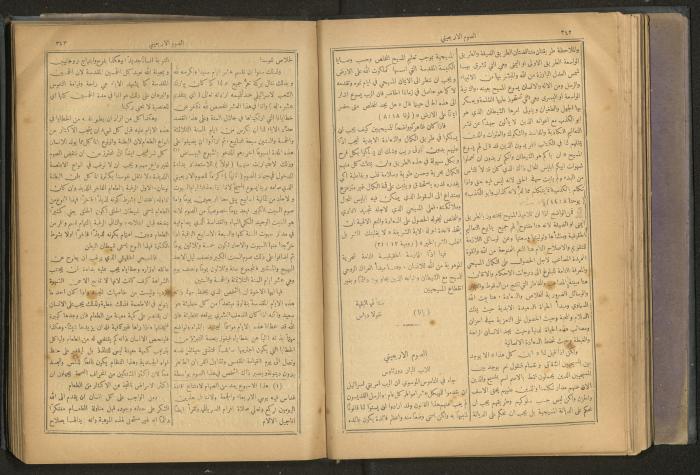 Issues of al-Manar Weekly newspaper, 1900-1901