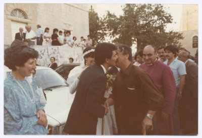 Bassam Shakaa attending a Wedding Ceremony in Nablus