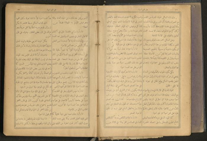 Issues of al-Manar Weekly newspaper, 1900-1901