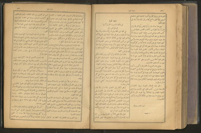 Issues of al-Manar Weekly newspaper, 1900-1901