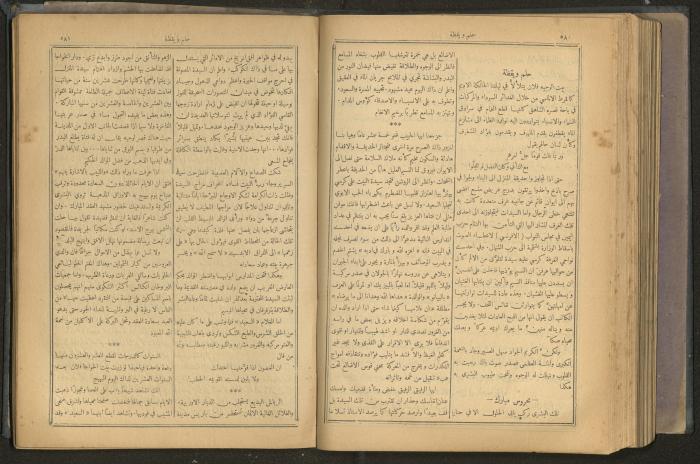 Issues of al-Manar Weekly newspaper, 1900-1901