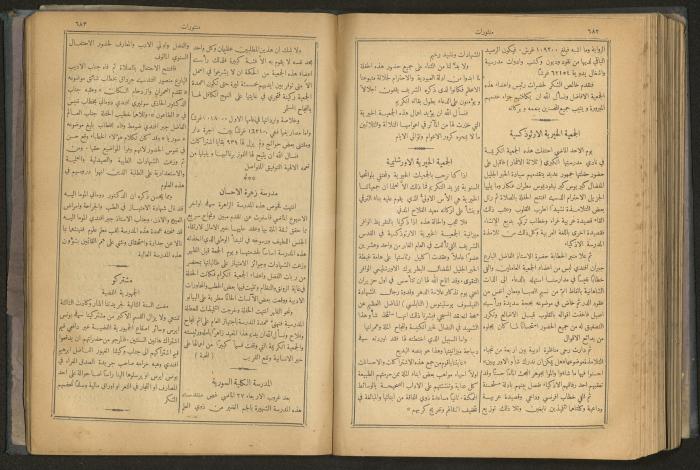 Issues of al-Manar Weekly newspaper, 1900-1901