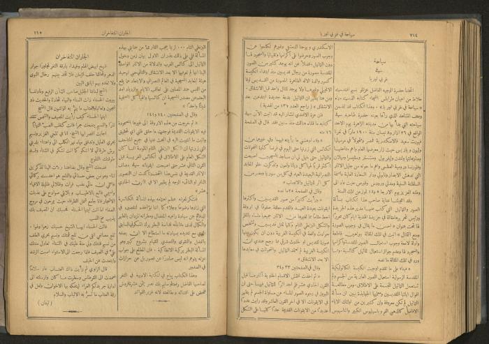 Issues of al-Manar Weekly newspaper, 1900-1901