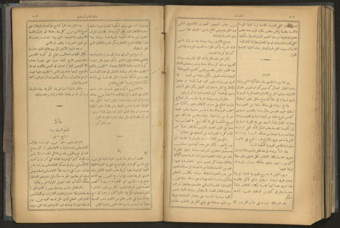 Issues of al-Manar Weekly newspaper, 1900-1901