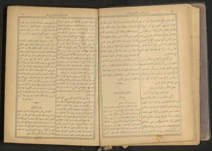 Issues of al-Manar Weekly newspaper, 1900-1901