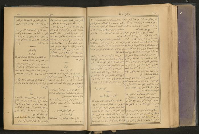 Issues of al-Manar Weekly newspaper, 1900-1901