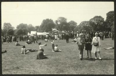 A Solidarity Gathering with Palestine, London, the 1950s 