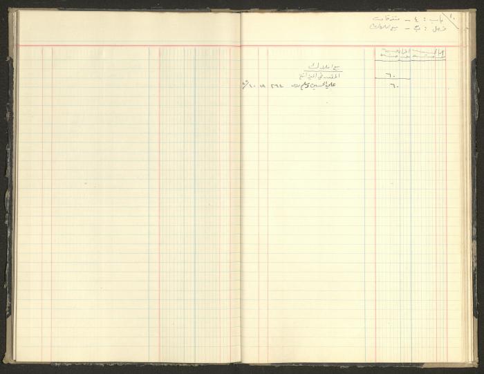 Revenue and Expenditure Book of the Local Buqei'a Committee, 1943-1947