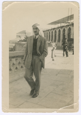 بسام الشكعة في بيروت، 9 كانون الأول 1951