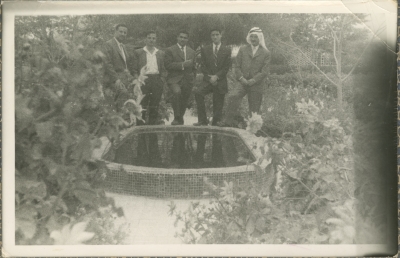 Abbas Tuqan and Bassam Shakaa with Their Friends