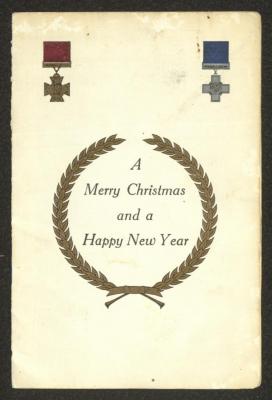 بطاقة معايدة بعيد الميلاد ورأس السنة