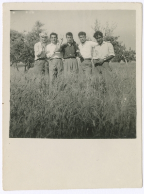 Bassam Shakaa with His Friends, 15 June 1950