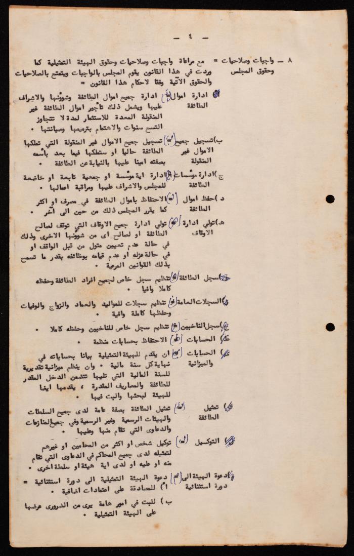 Basic Law of the Sect Council of the Orthodox Church, Haifa, 1959