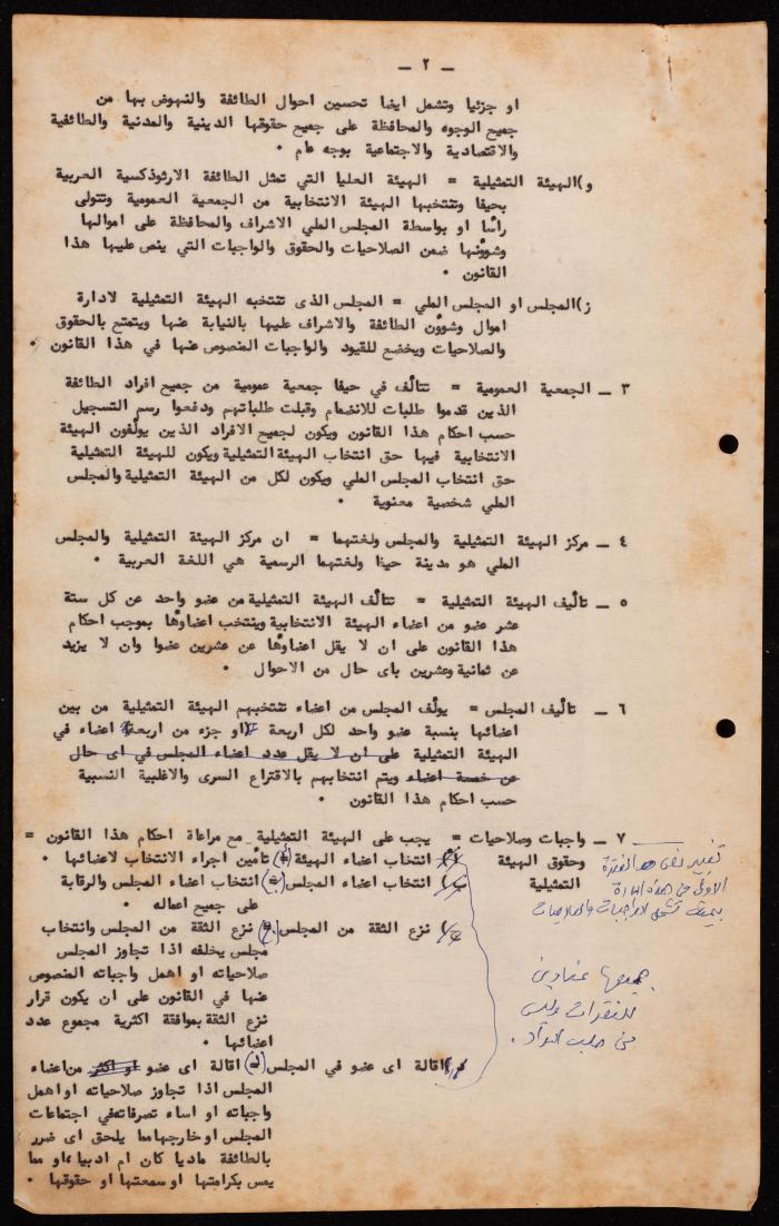 Basic Law of the Sect Council of the Orthodox Church, Haifa, 1959