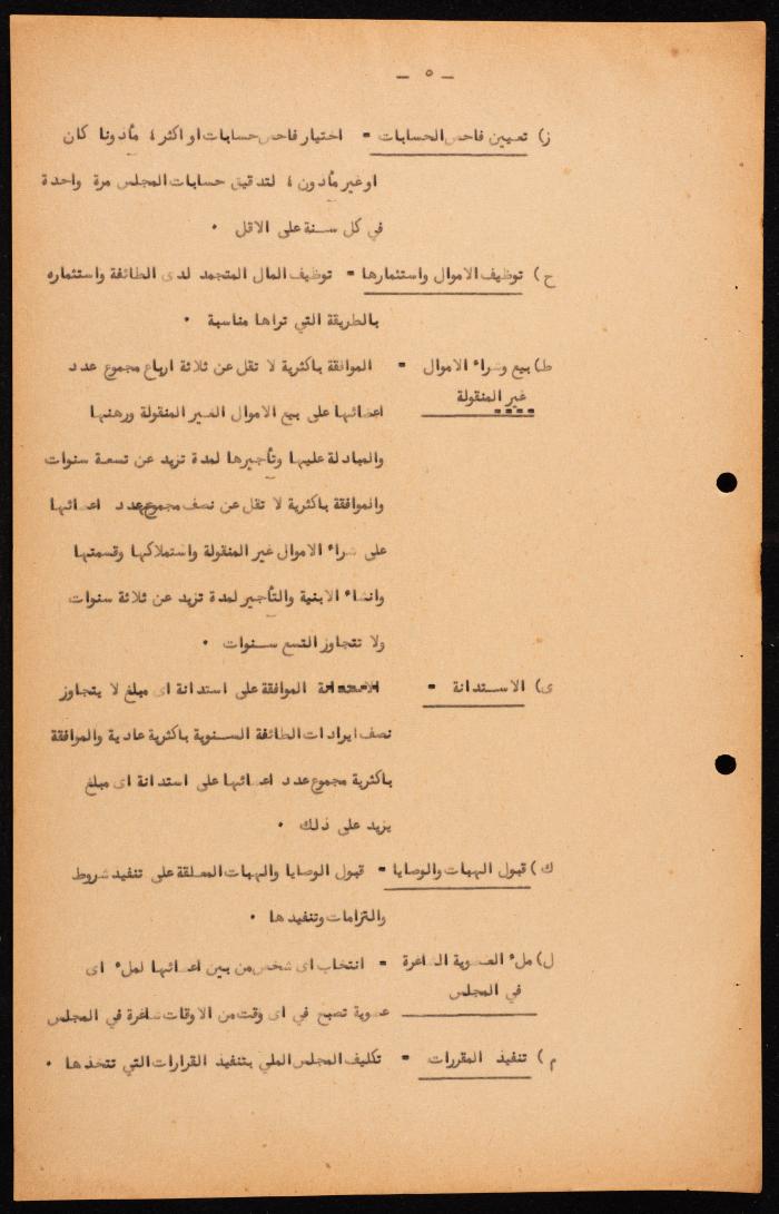 القانون الأساسي للمجلس الملّي للطائفة الأورثوذكسية، حيفا، 1957