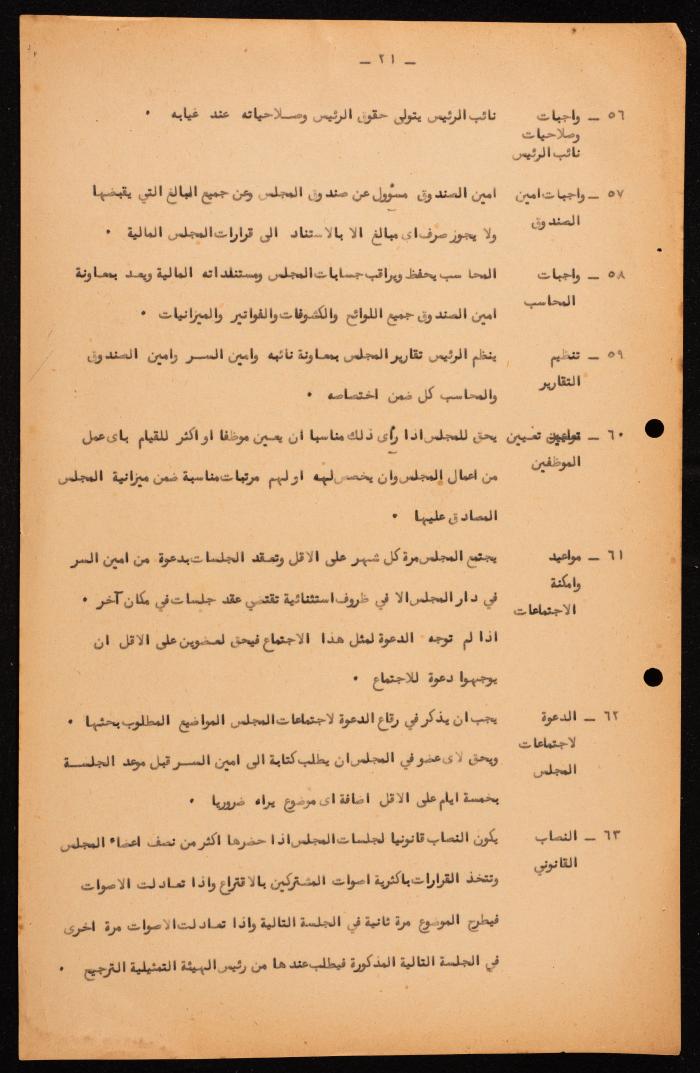القانون الأساسي للمجلس الملّي للطائفة الأورثوذكسية، حيفا، 1957