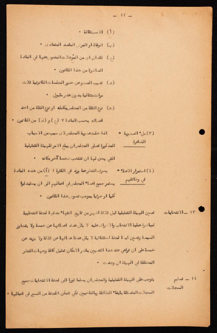 القانون الأساسي للمجلس الملّي للطائفة الأورثوذكسية، حيفا، 1957
